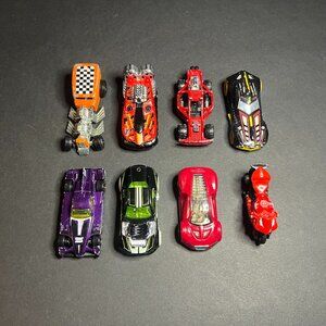 Lot of 8 Hot Wheels Hover Storm, Roll Cage, Urban Agent, Formula 8r, Motorcycle